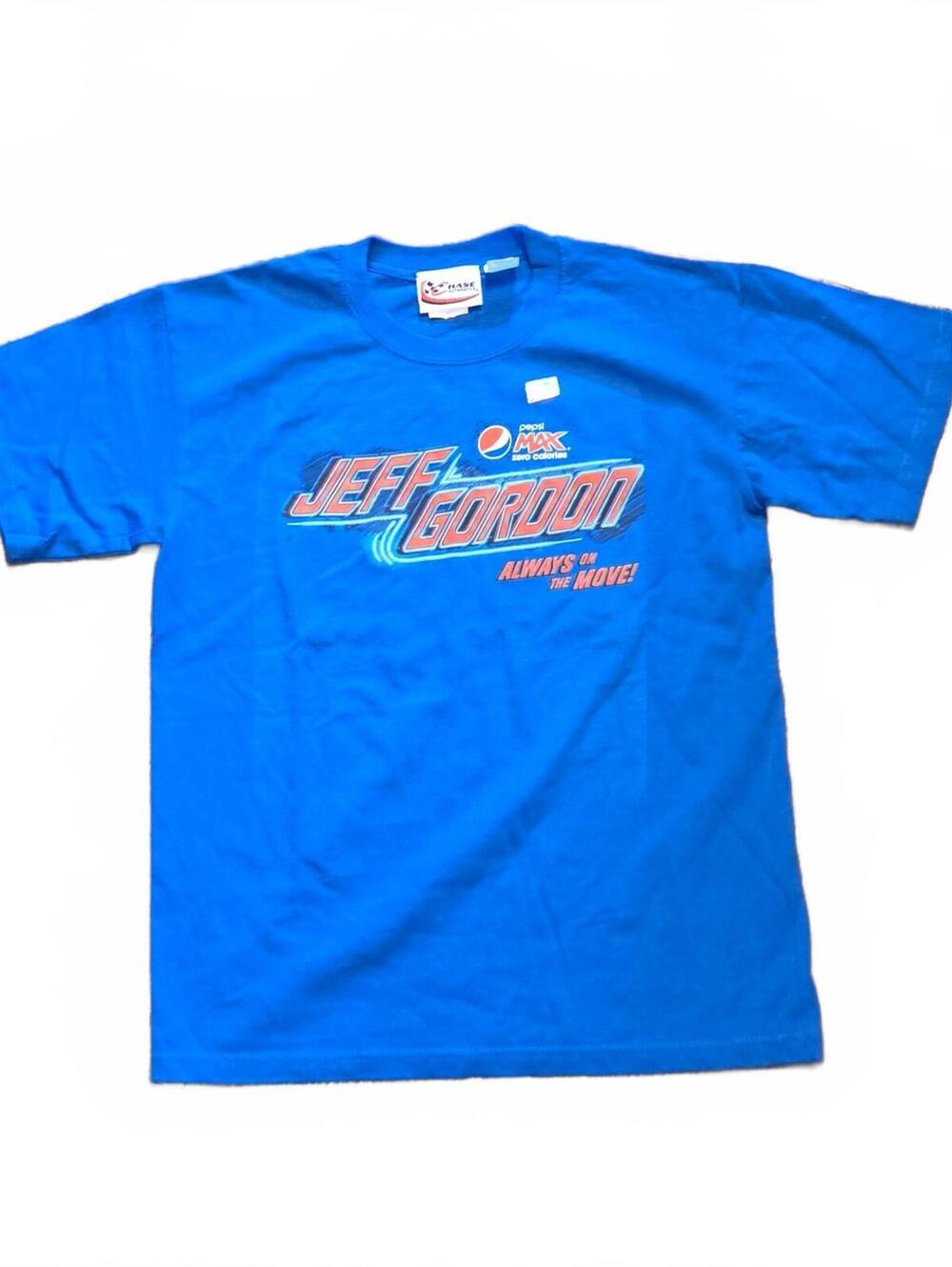 Youth Jeff Gordon #24 NASCAR  Pepsi Tee Shirt Size XL NWOT Blue Chase Authentics